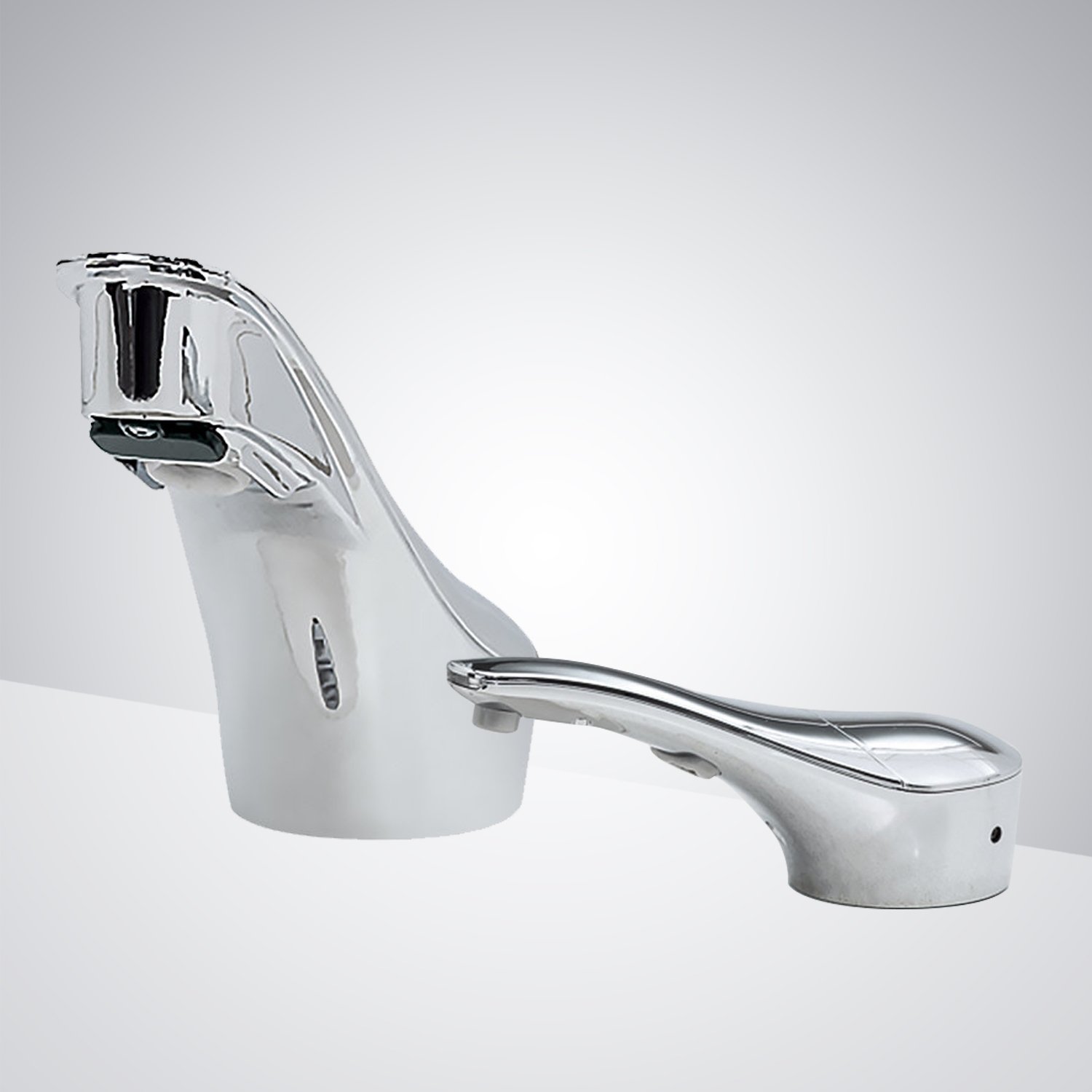 Fontana Bollnäs with Chrome Finish Motion Sensor Faucet & Automatic Soap Dispenser for Restrooms