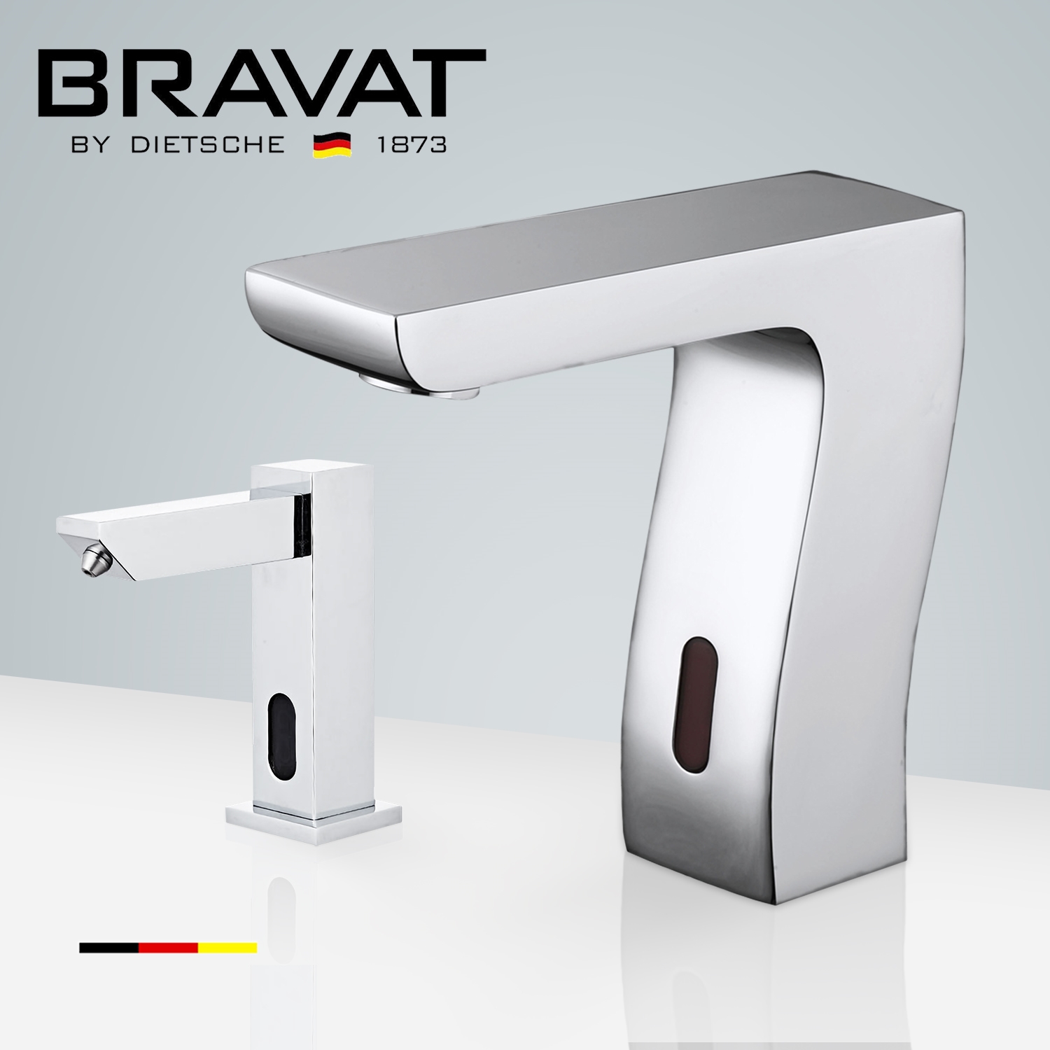 Fontana Sénart Motion Sensor Faucet & Automatic Soap Dispenser for Restrooms