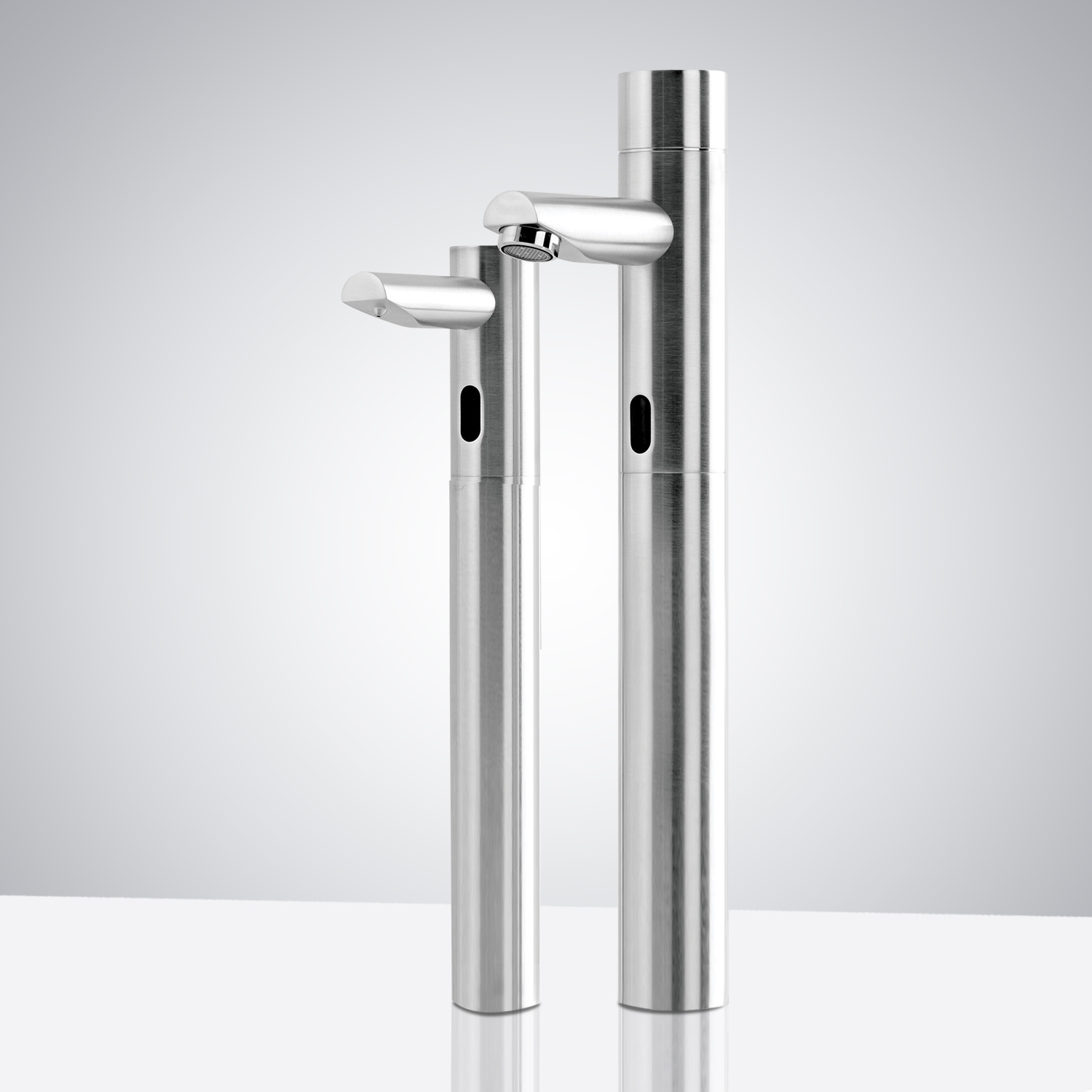 Fontana Geneva Standing Motion Sensor Faucet & Touchless Automatic Soap Dispenser for Restrooms
