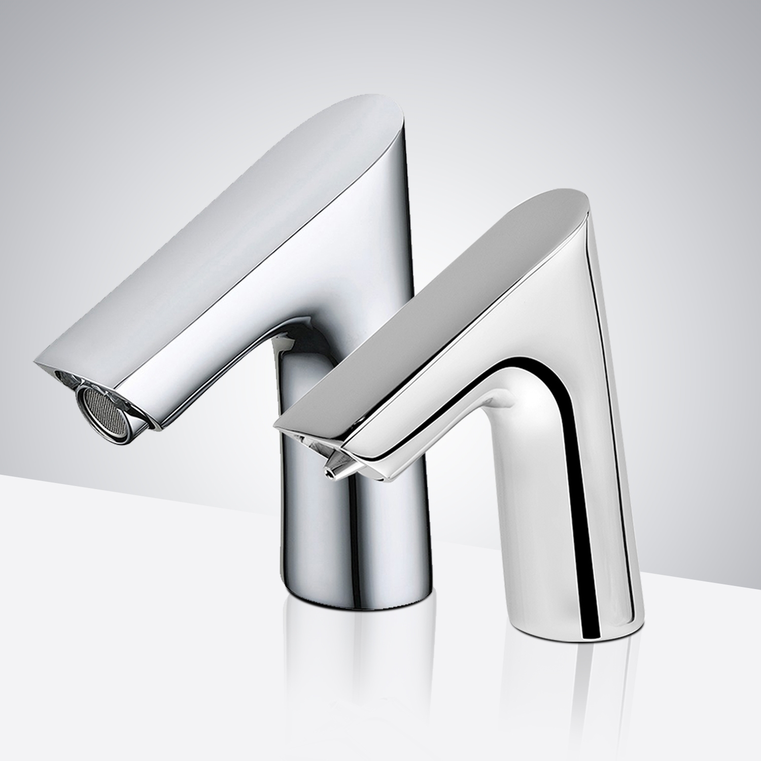 DUPLICATE Fontana Marseille Chrome Motion Sensor Faucet & Automatic Soap Dispenser for Restrooms