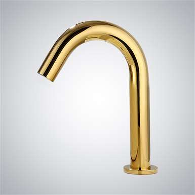 Fontana Denver Commercial Hands Free Gold Automatic Sensor Faucet