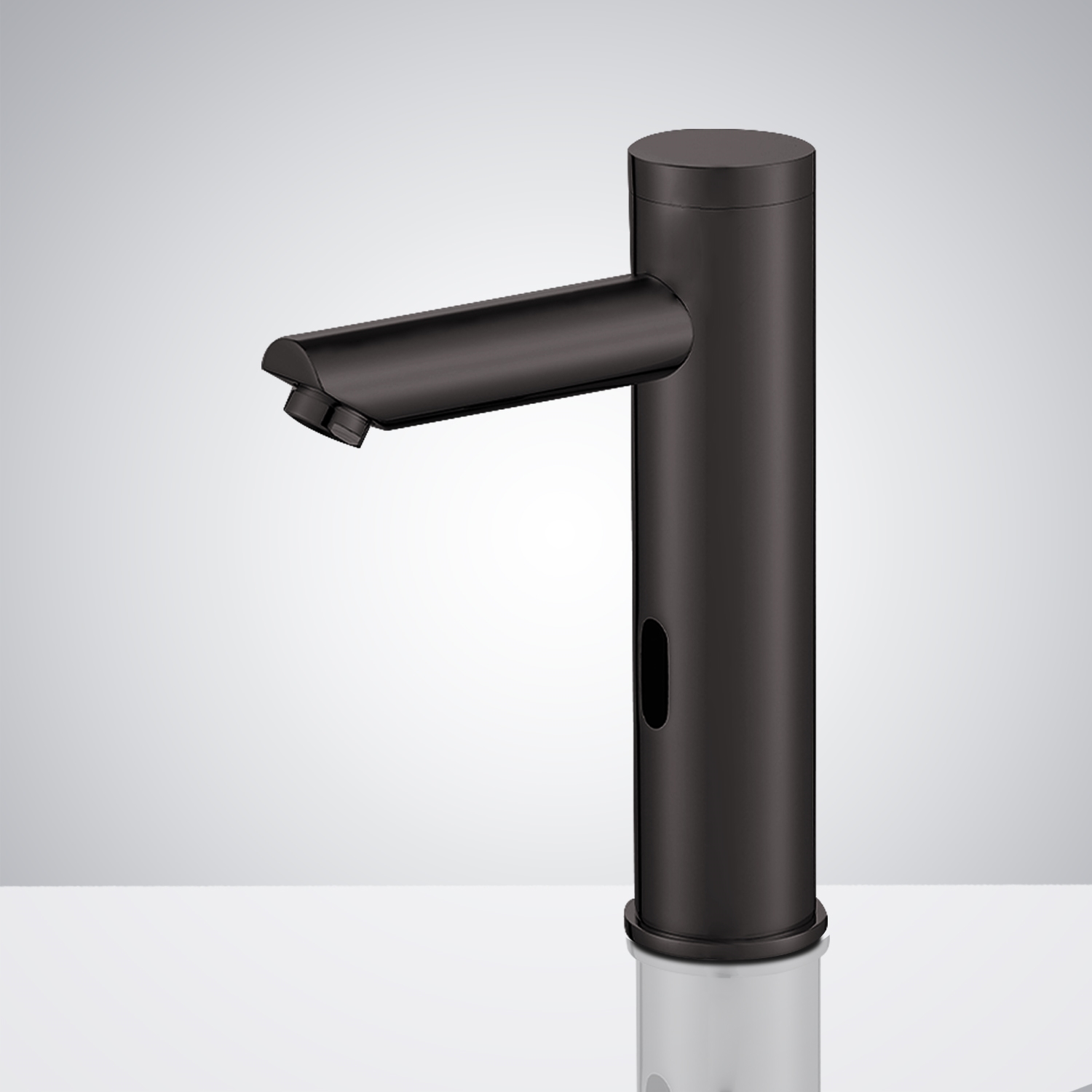 Fontana Commercial Matte Black Finish Touchless Automatic Sensor Faucet