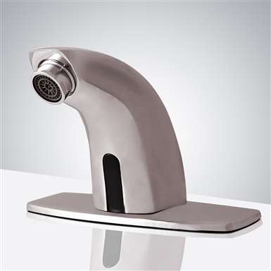 Fontana Mira Brushed Nickel Commercial Automatic Motion Sensor Faucet