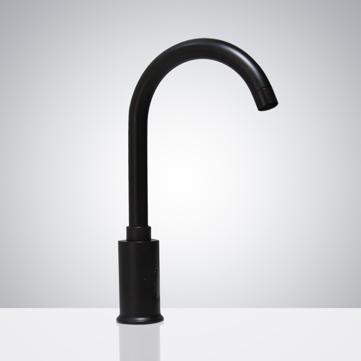Fontana Thermostatic Commercial Automatic Motion Sensor Faucet Solid Brass Construction in Matte Black