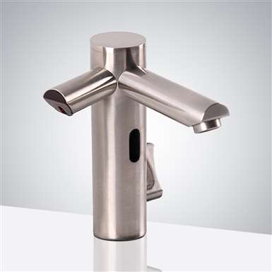 Fontana Lima Commercial Dual Automatic Sensor Faucet with Sensor Soap Dispenser