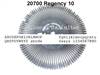 20700 Smith Corona H Regency 10 Printwheel