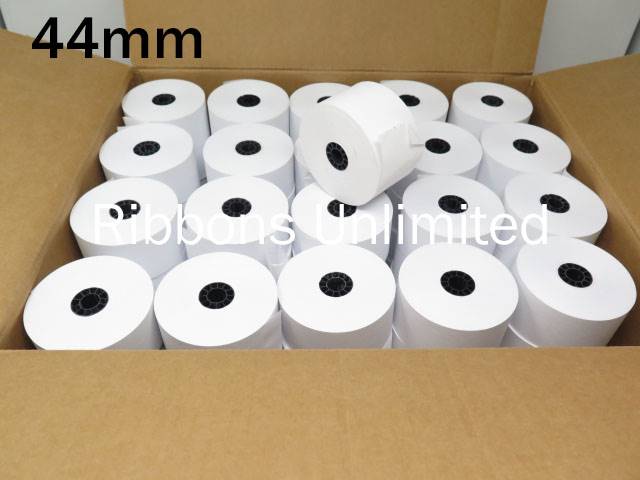 44mm X 3 1-Ply Paper Rolls 100 CT