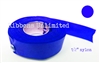 70BL 1/2" X 13 Yards Blue Replacement Inked Nylon Ribbon With Eyelets