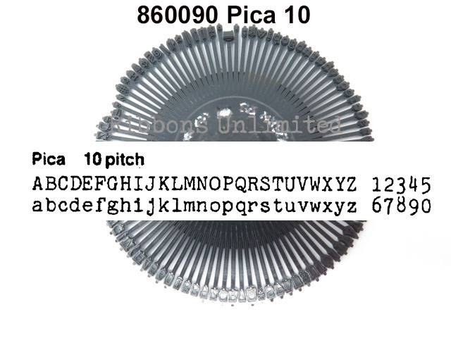 Canon 860090 Pica 10 Typewriter Printwheel