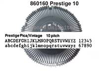 Canon 860160 Prestige 10 Typewriter Printwheel