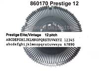 Canon 860170 Prestige 12 Typewriter Printwheel