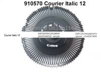 Canon 910570 Courier Italic 12 Printwheel