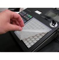 TEC 1700 - Flat - No Clerk-Vendor Keys Silicone Keyboard Wetcover