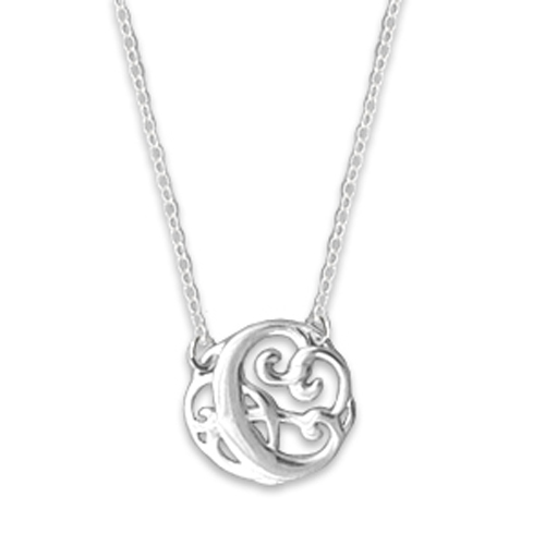 N0121-18 : 'C' Monogram Necklace