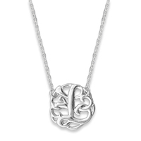 N0124-18 : 'L' Monogram Necklace