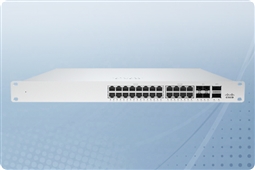 Cisco Meraki MS355-24X Cloud Managed Layer 3 24 Port Gigabit PoE Switch Bundled With 1 Year Enterprise License from Aventis Systems