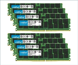 Crucial Memory Bundle with 256GB (8 x 32GB) DDR4 PC4-21300 2666MHz from Aventis Systems
