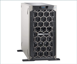 Dell PowerEdge T340 Tower Server, Microsoft Windows 2019 Standard, Intel Xeon E-2124 Quad-Core 3.3GHz, 128GB DDR4, 8TB SSD Storage