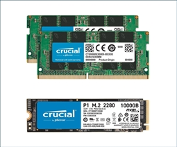 Crucial Memory Bundle with 32GB (2 x 16GB) DDR4 2666MHz SODIMM from Aventis Systems