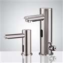 Fontana Freestanding Commercial Motion  Sensor Faucet And Automatic Soap Dispenser