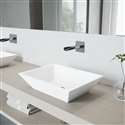 Fontana Vessel Sink and  Wall Touchless Motion Sensor Faucet