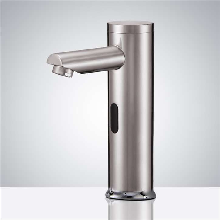 Fontana Commercial Brushed Nickel Platinum Automatic Sensor Faucet