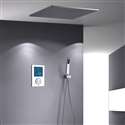 Ajaccio Shower Ceiling Mounted Digital Display Sensor Control Thermostat Kit