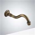 Fontana Antique Gold Wall Mount Commercial Touchless Faucet