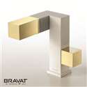 Bravat Gold brass body air mix technology Sink Faucet