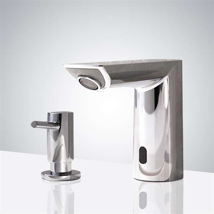 Fontana Commercial Automatic Motion Sensor Faucet and Soap Dispenser