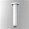 Luxurious Solid Brass Chrome Overhead Shower Bar Square Ceiling Mounted Shower Arm