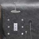 Fontana Versilia  Shower Head with Adjustable Body Jets and Mixer