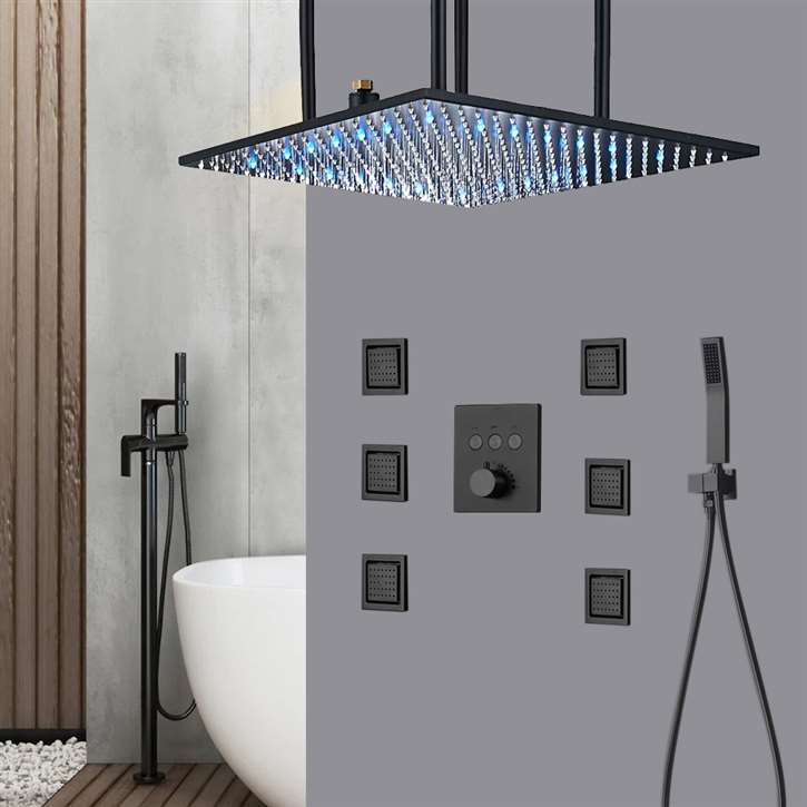 Fontana Royal Digital Rainfall LED Shower System