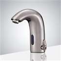 Chatue Commercial Brushed Nickel Temperature Control Automatic Hands Free Sensor Faucet