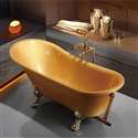 Rio Luxury Gold Acrylic Indoor Soaking Bathtub