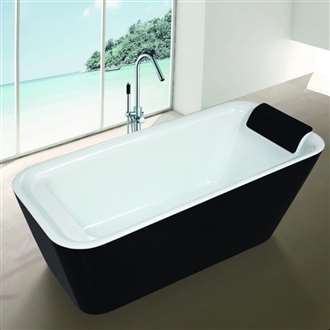 Texas One Person Rectangular Freestanding Soaking Indoor Bathtub