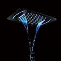 Rio Ceiling Mount Chrome Finish Phone Control LED Light Showerhead