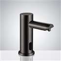 Marsala Minimalist Modern Matte Black Sensor Soap Dispenser