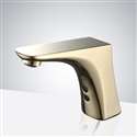 Fontana Commercial Automatic Infrared Gold Deck Mount Touch Free Sensor Faucet