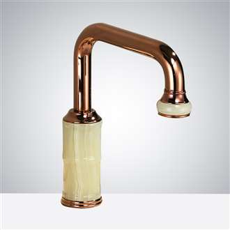 Fontana Commercial Rose Gold Automatic Sensor Hands Free Faucet