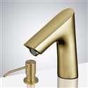 Fontana Commercial Brushed Gold Touchless Automatic Sensor Faucet