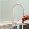 Rome Single Handle Kitchen Sink Faucet with Pull Down Sprayer