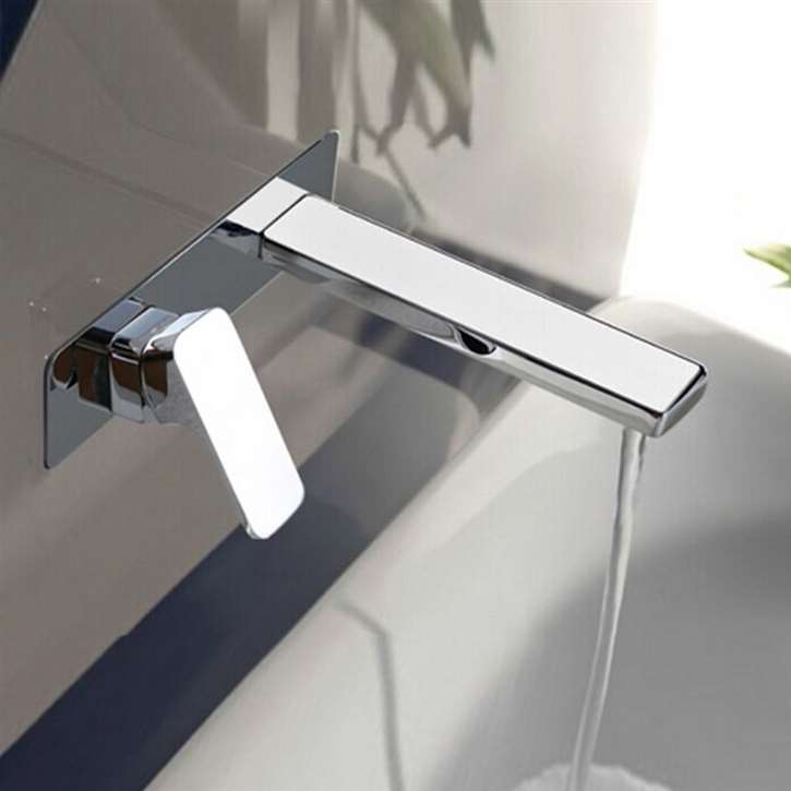 Luca Chrome Finish Waterfall Bathroom Faucet