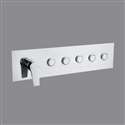 Fontana Messina 5-Way Chrome Shower Mixer Thermostatic Valve