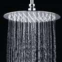 Fontana Creteil Ultra-Thin Chrome Finish Stainless Steel 10" Bathroom Shower Head