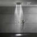 Asti Multi Function Shower Set with Rainfall Shower Head, Body Massage Jets & Hand Shower