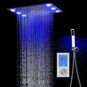 Fontana Dijon Moden LED Ceiling Thermostatic with Digital Touch Shower Controller Bathroom Shower System