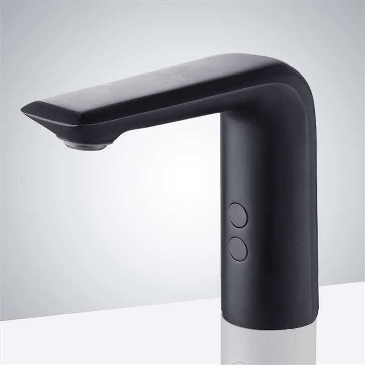Fontana Commercial Touchless Automatic Matte Black Finish Sensor Faucet