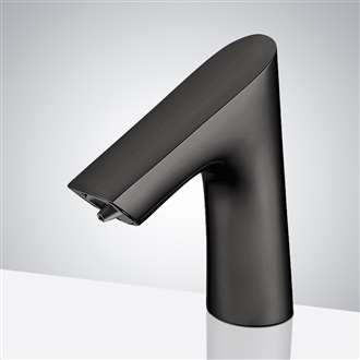 Fontana Matt Black Touchless Infrared Sensor Soap Dispenser