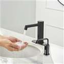 Fontana Dax Matte Black Commercial Motion Sensor Faucet & Automatic Liquid Soap Dispenser